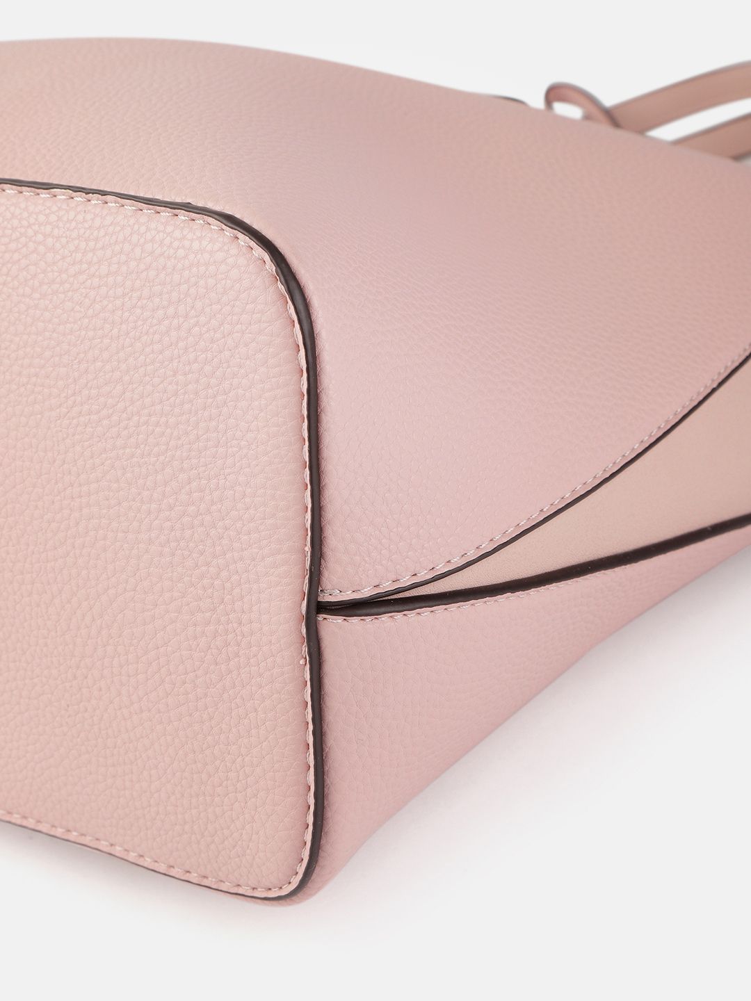 DressBerry Pink Solid Shoulder Bag