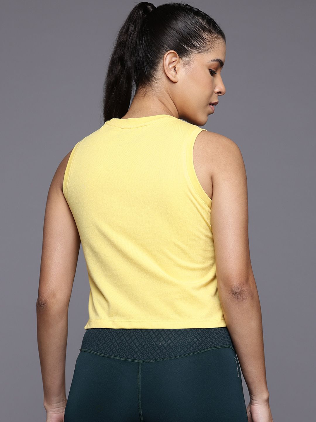 HRX by Hrithik Roshan Women Typography Printed Crop T-shirt