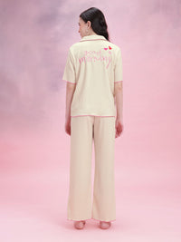 DressBerry Embroidered Pyjama Set