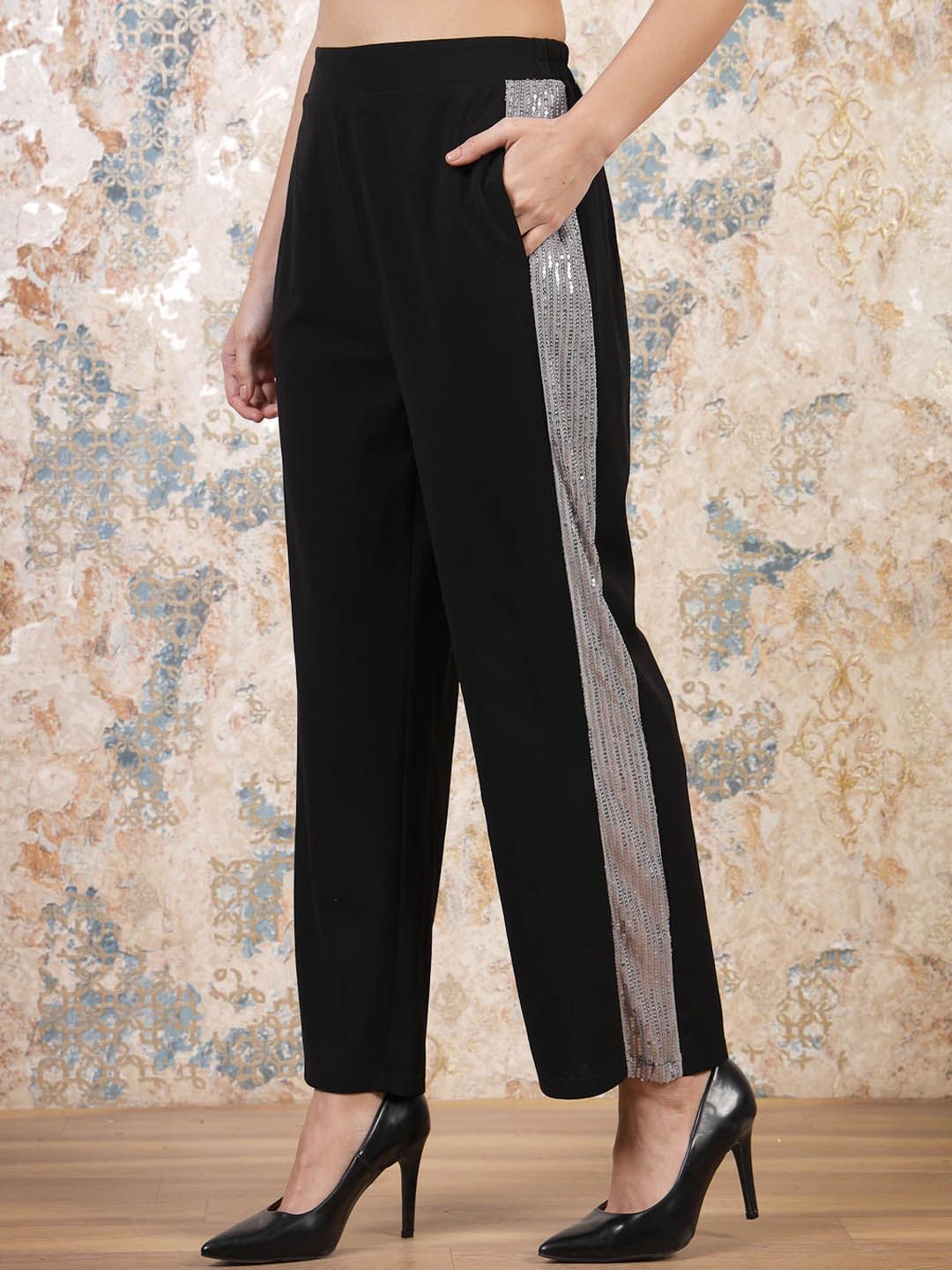 Athena Embellished Coats With Trousers Co-Ords