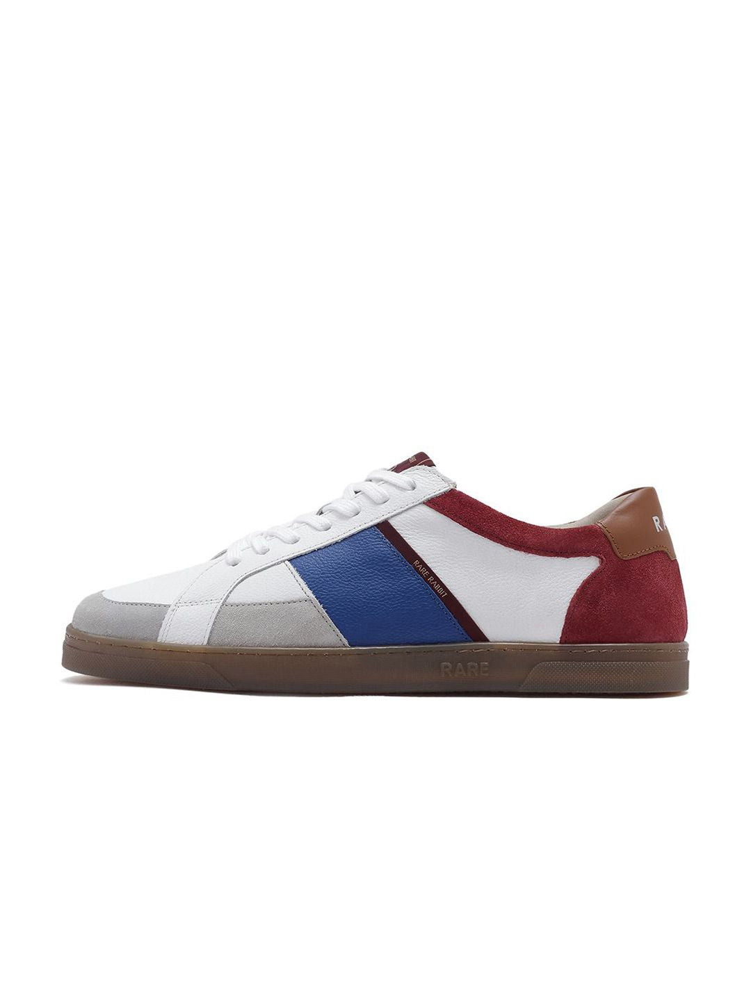 RARE RABBIT Men Colourblocked Leather Sneakers