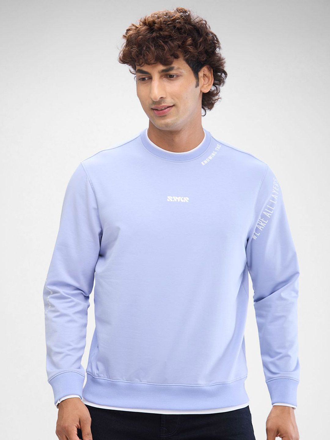 SPYKAR Men Hooded Long Sleeves Sweatshirt