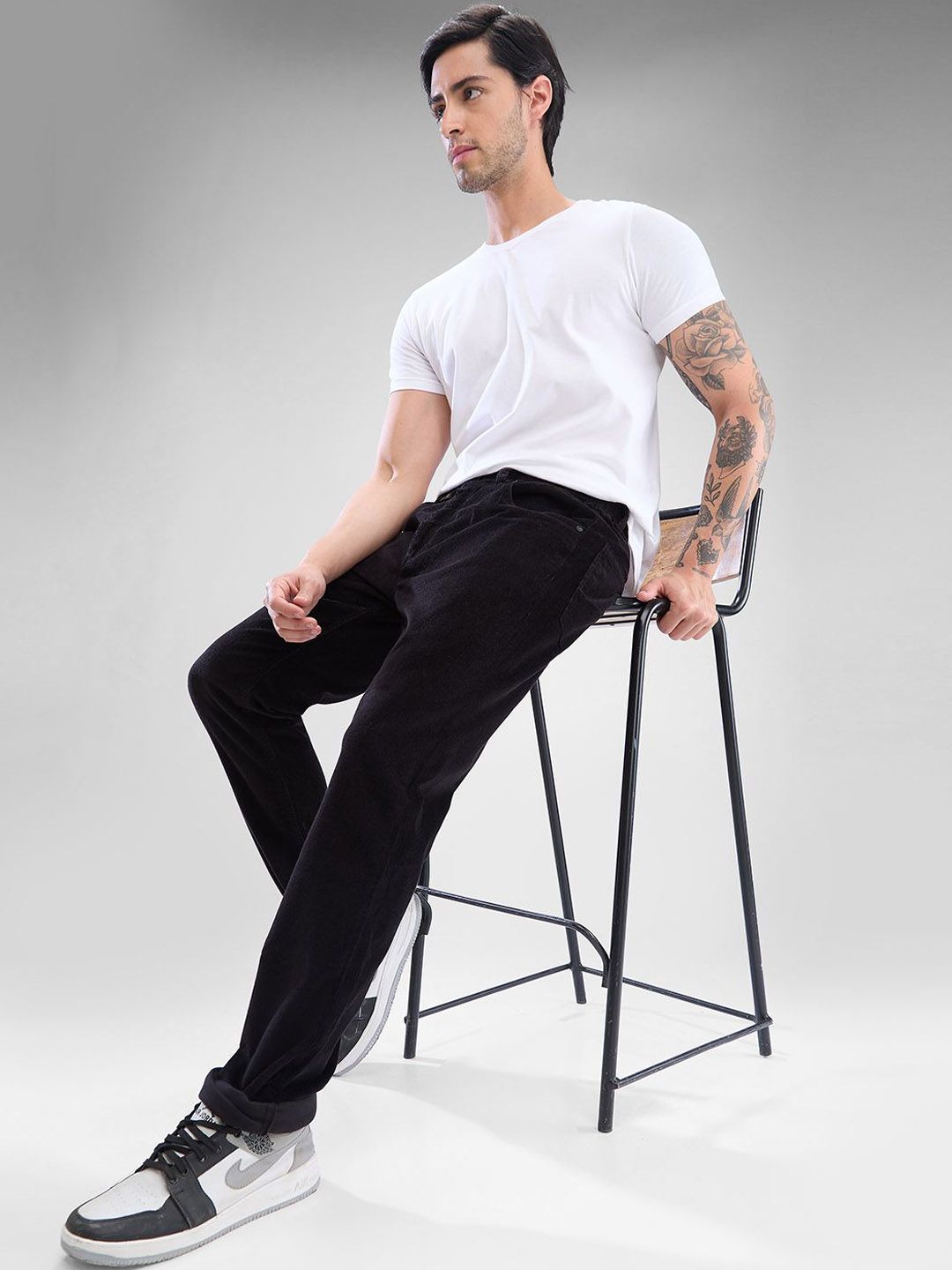 SPYKAR Men Mid-Rise Regular Trousers