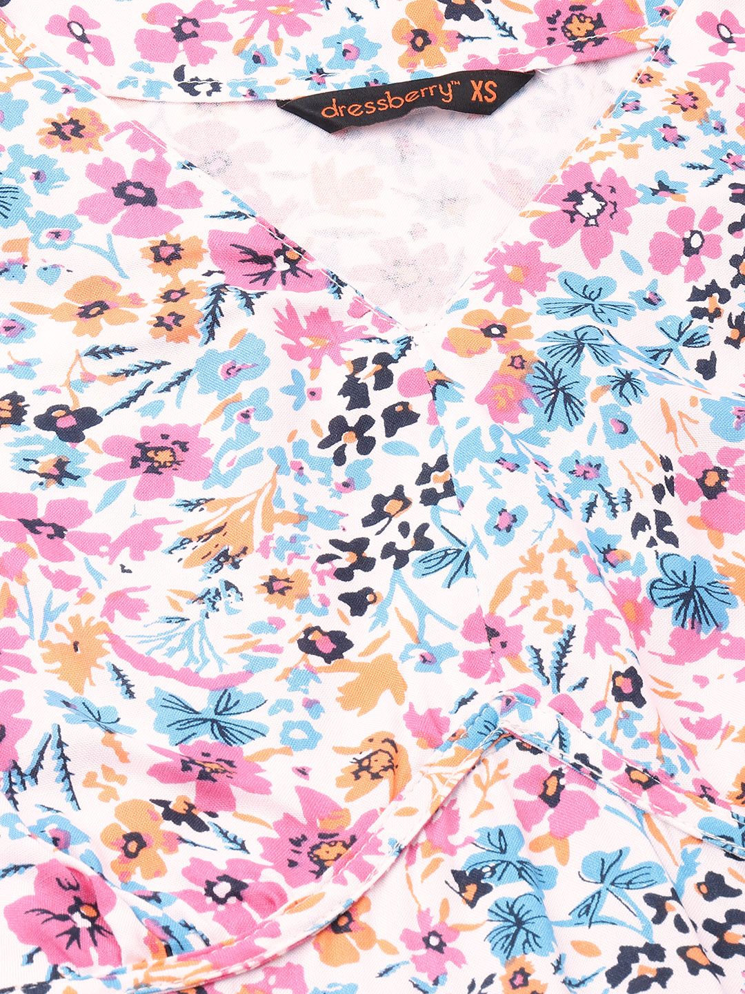 DressBerry Floral Paradise A-Line Mini Dress