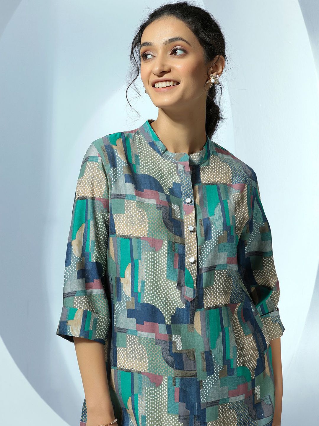 Libas Printed Tunic & Trousers Co-Ords