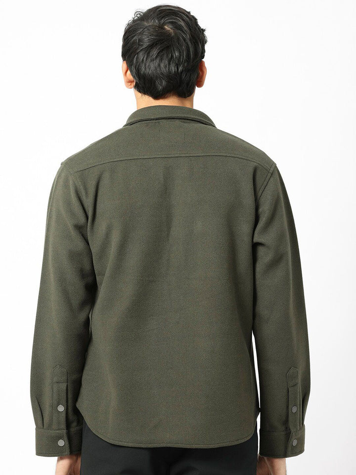 RARE RABBIT Men Cason Tailored Fit Spread Collar Jacket