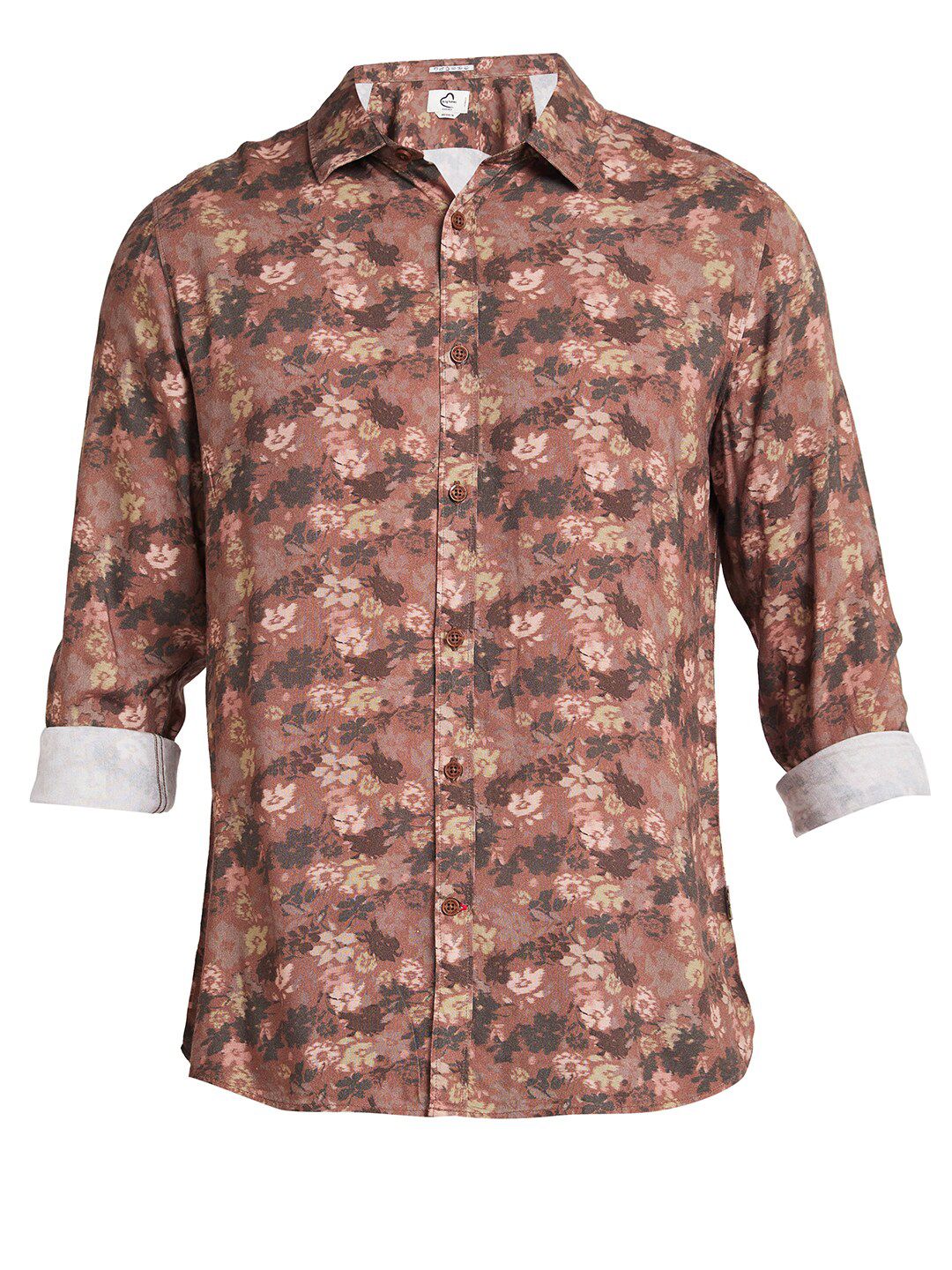 Being Human Slim Fit Floral Printed Casual Shirt