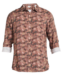 Being Human Slim Fit Floral Printed Casual Shirt