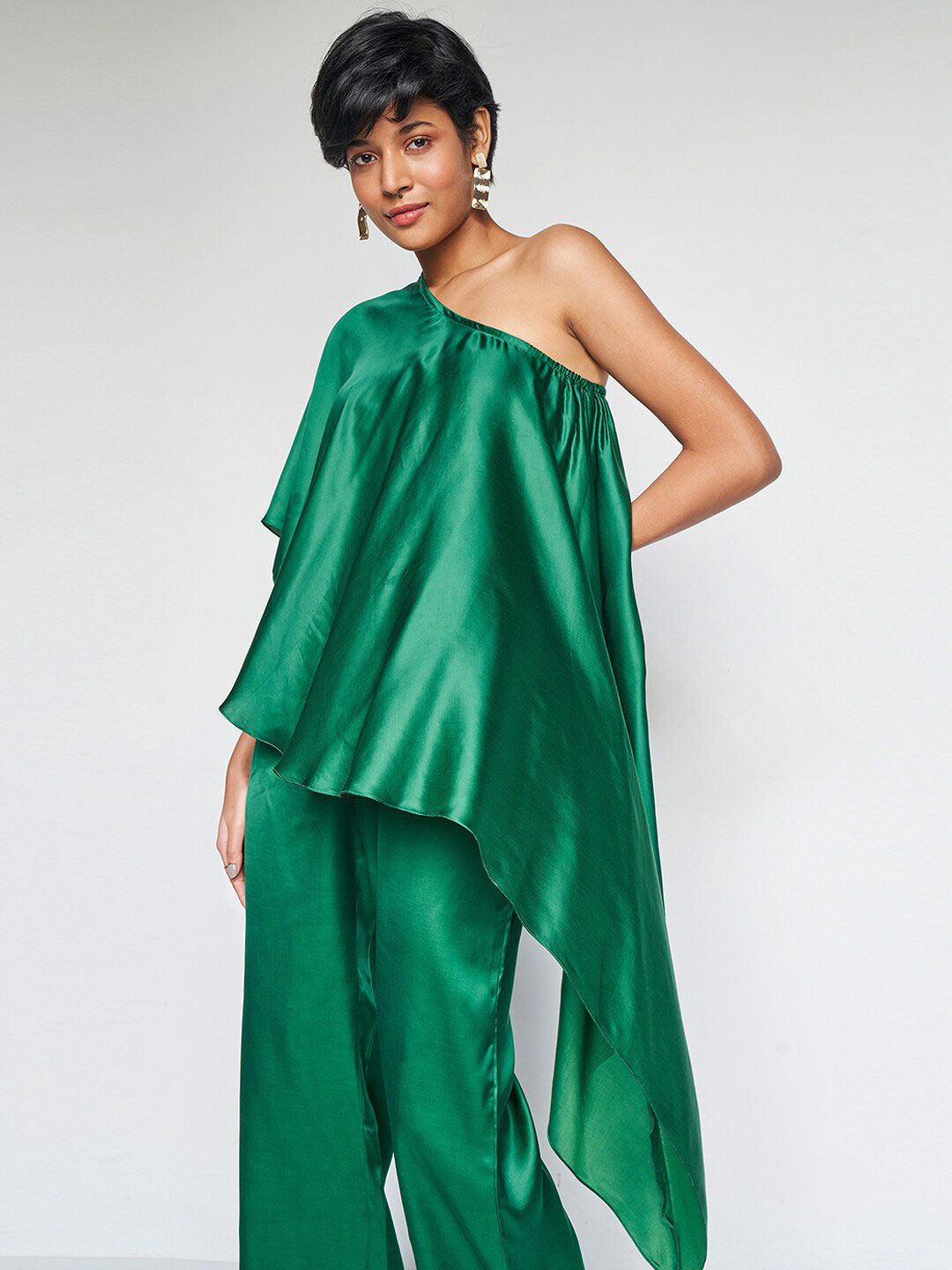 AND One Shoulder Top with Trousers