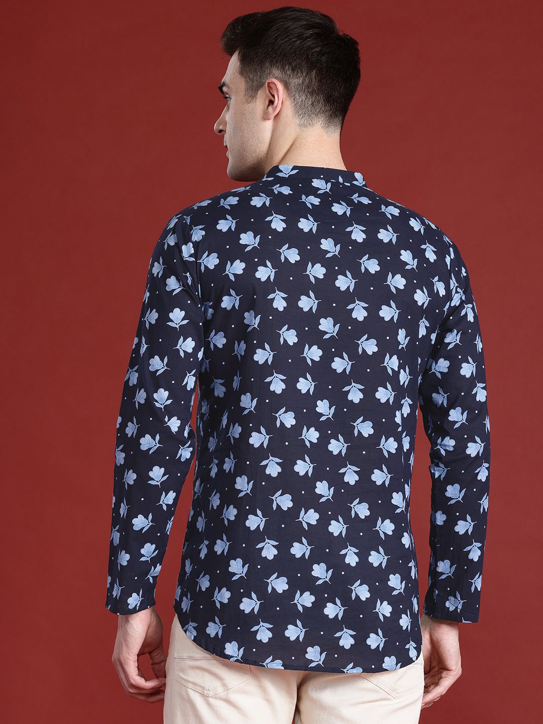 Anouk Floral Printed Pure Cotton Kurta