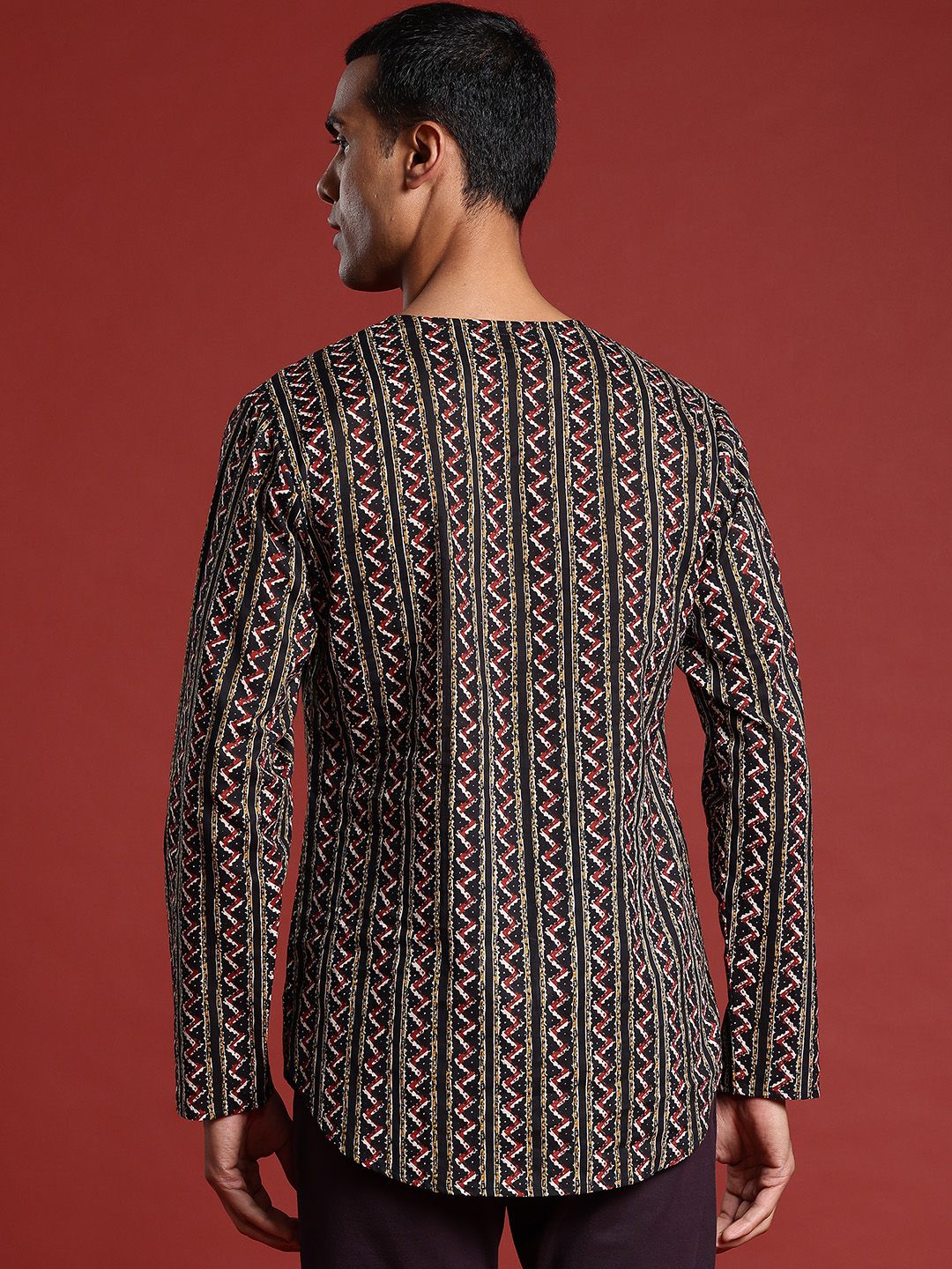 Anouk Men Printed Pure Cotton Kurta