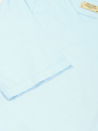 Thomas Scott Men Solid V-Neck Cotton Boxy T-Shirt