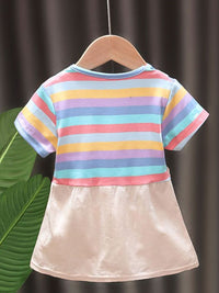 YK Girls Cotton A-Line Dress