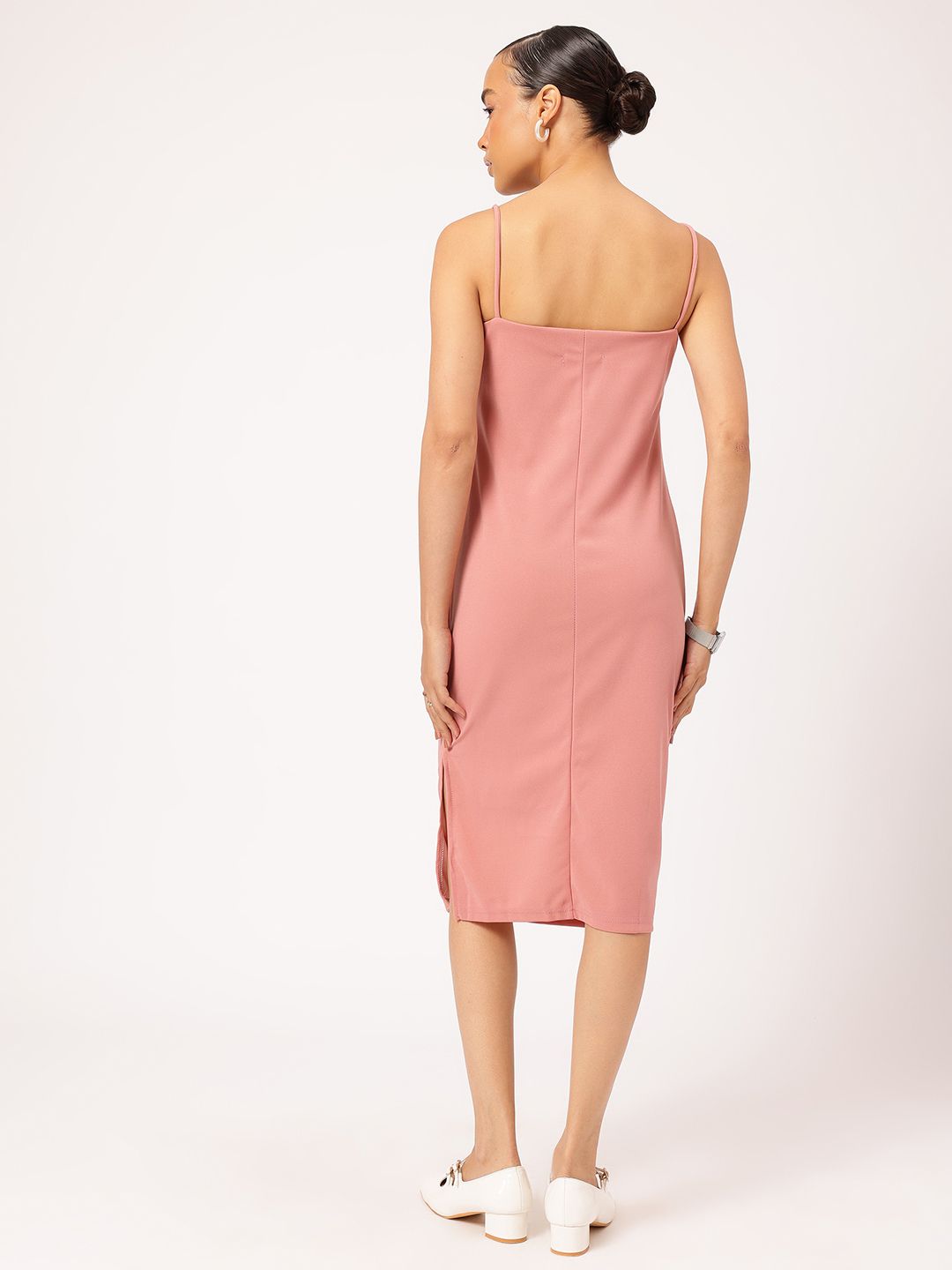 DressBerry Pleated Sheath Dress