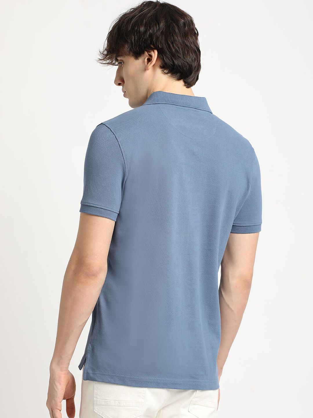 THE BEAR HOUSE Polo Collar Pure Cotton T-shirt