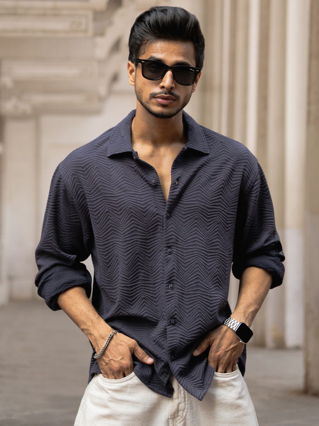 Powerlook Men Opaque Casual Shirt