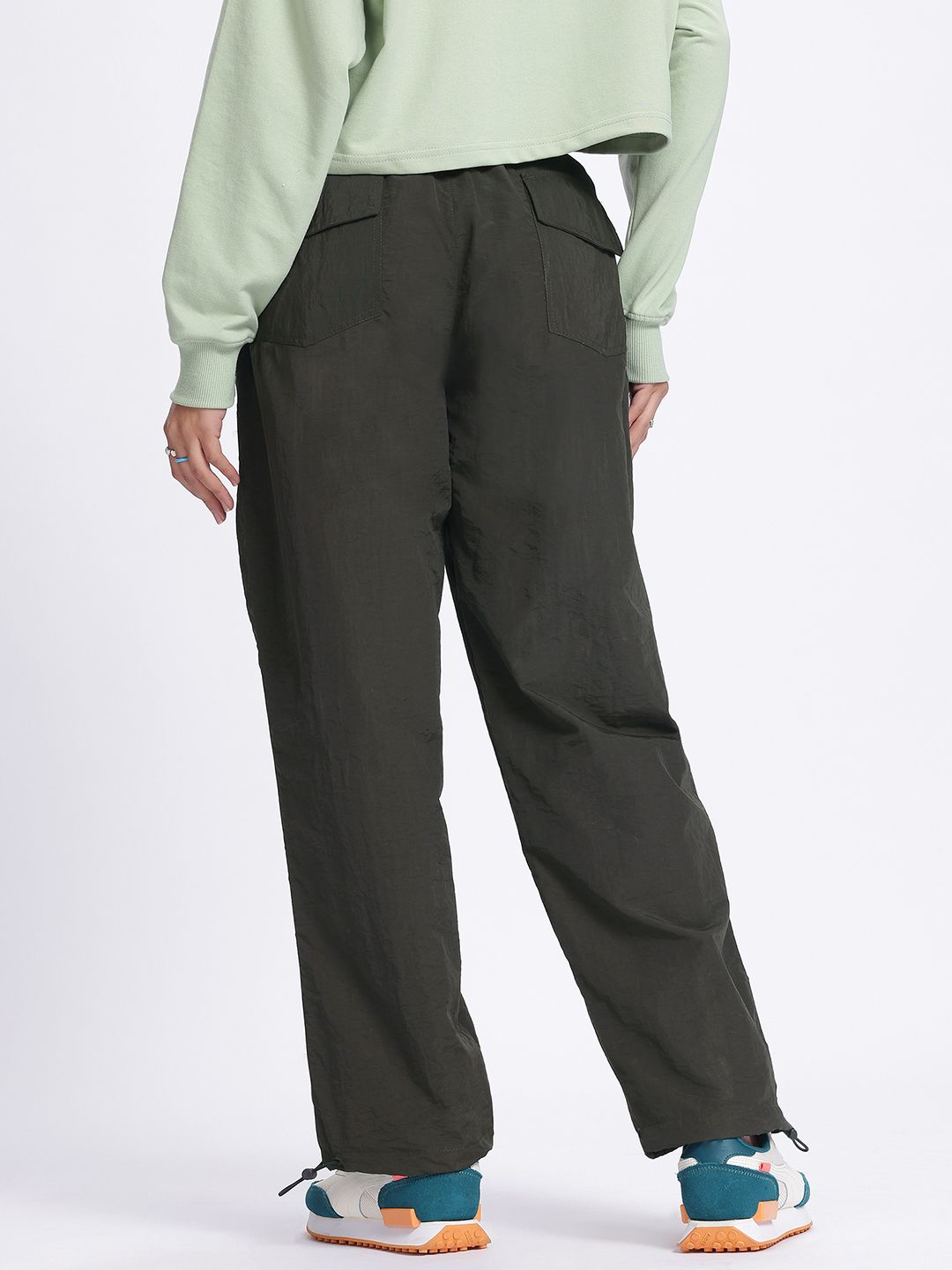 DressBerry Women Urban Vibes High-Rise Trousers