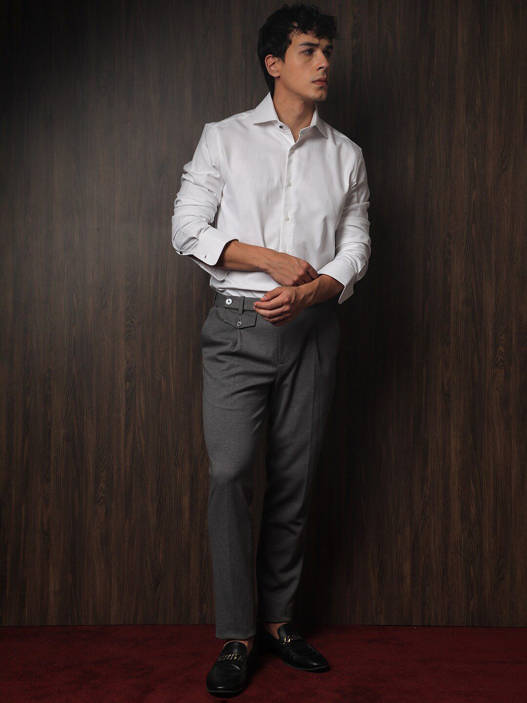 RARE RABBIT Men Abella Slim Fit Cotton Shirt