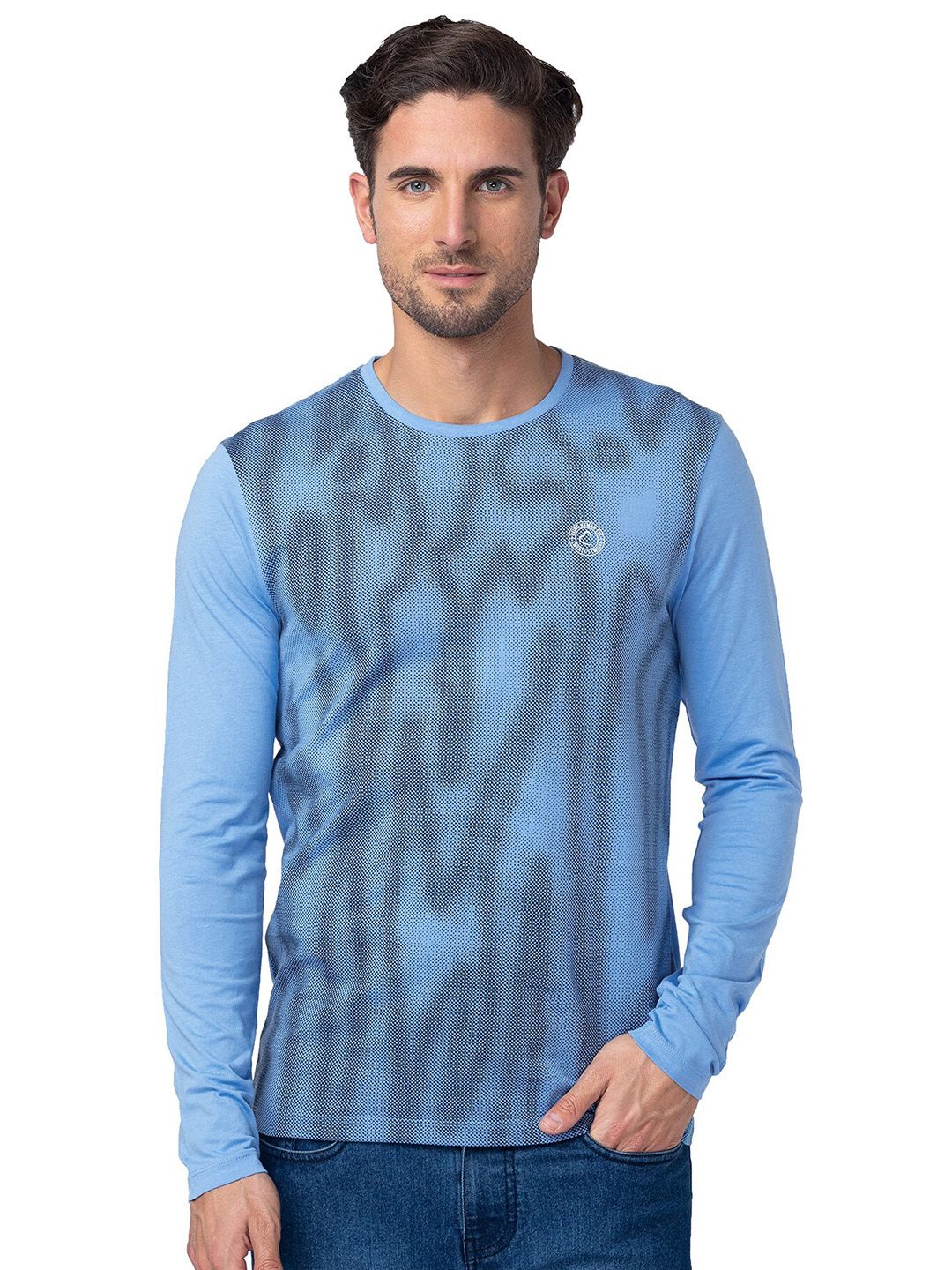 Being Human Abstract Printed Cotton T-shirt