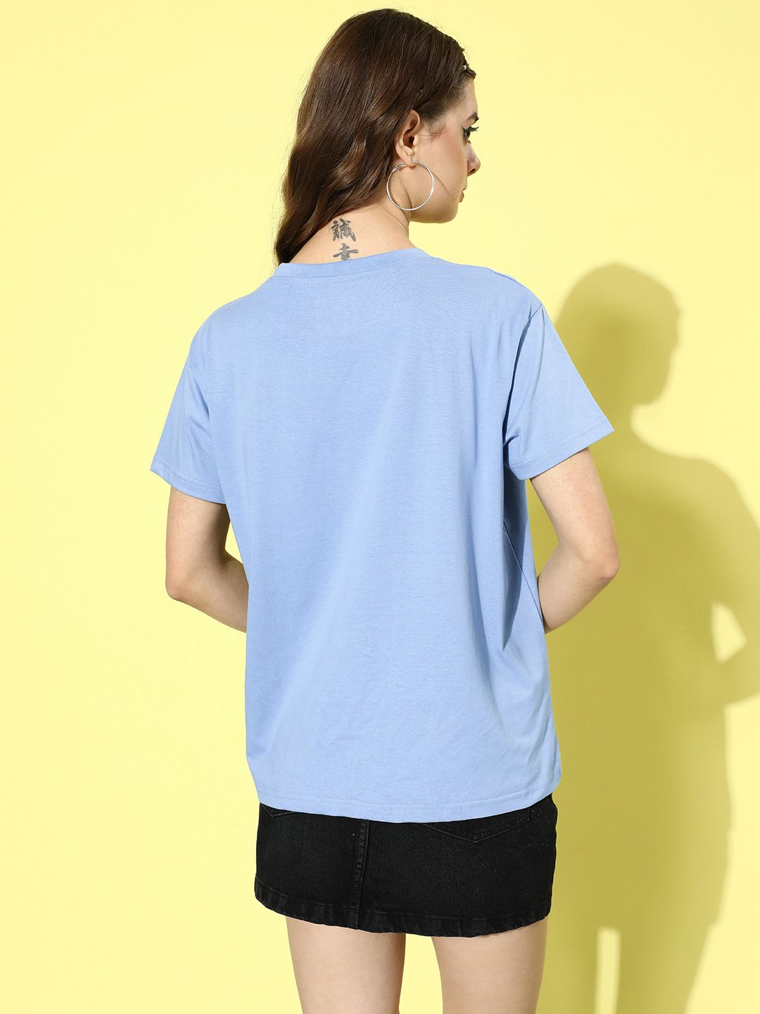 DILLINGER Women Printed Pure Cotton Boxy T-shirt