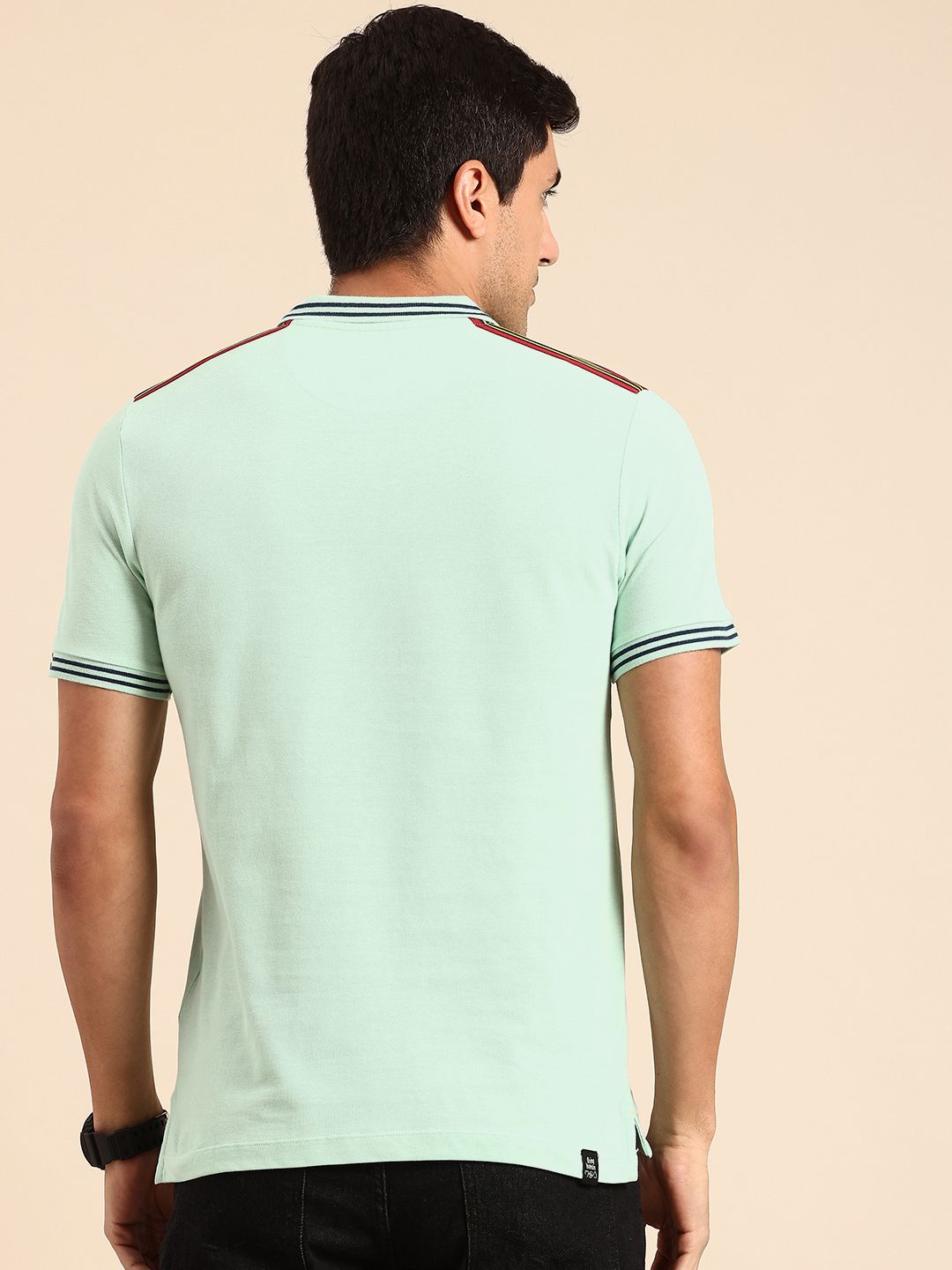 Being Human Polo Collar Pure Cotton T-shirt