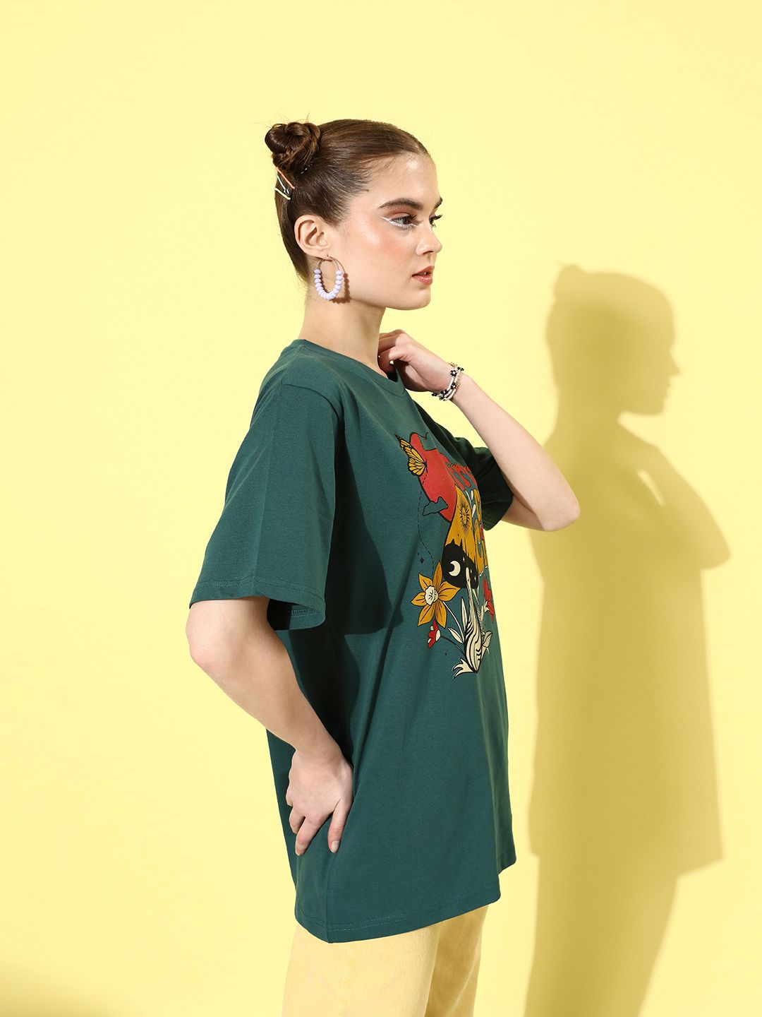 DILLINGER Pure Cotton Printed Oversize T-shirt
