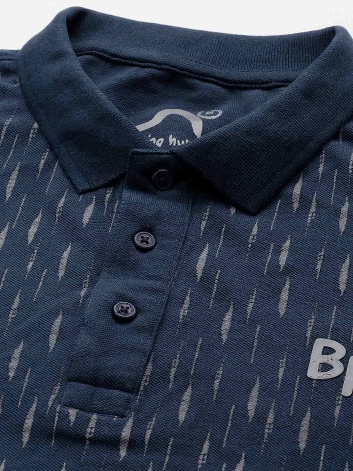 Being Human Self Design Polo Collar Pure Cotton T-shirt