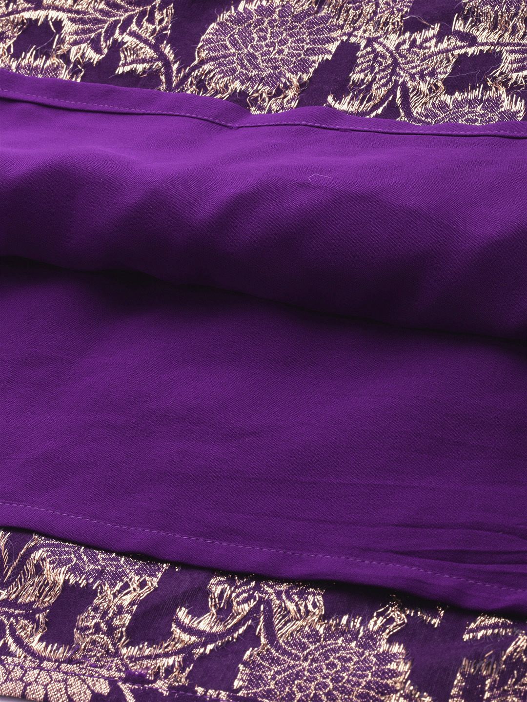 House of Pataudi Floral Embroidered A-Line Midi Jashn Dress