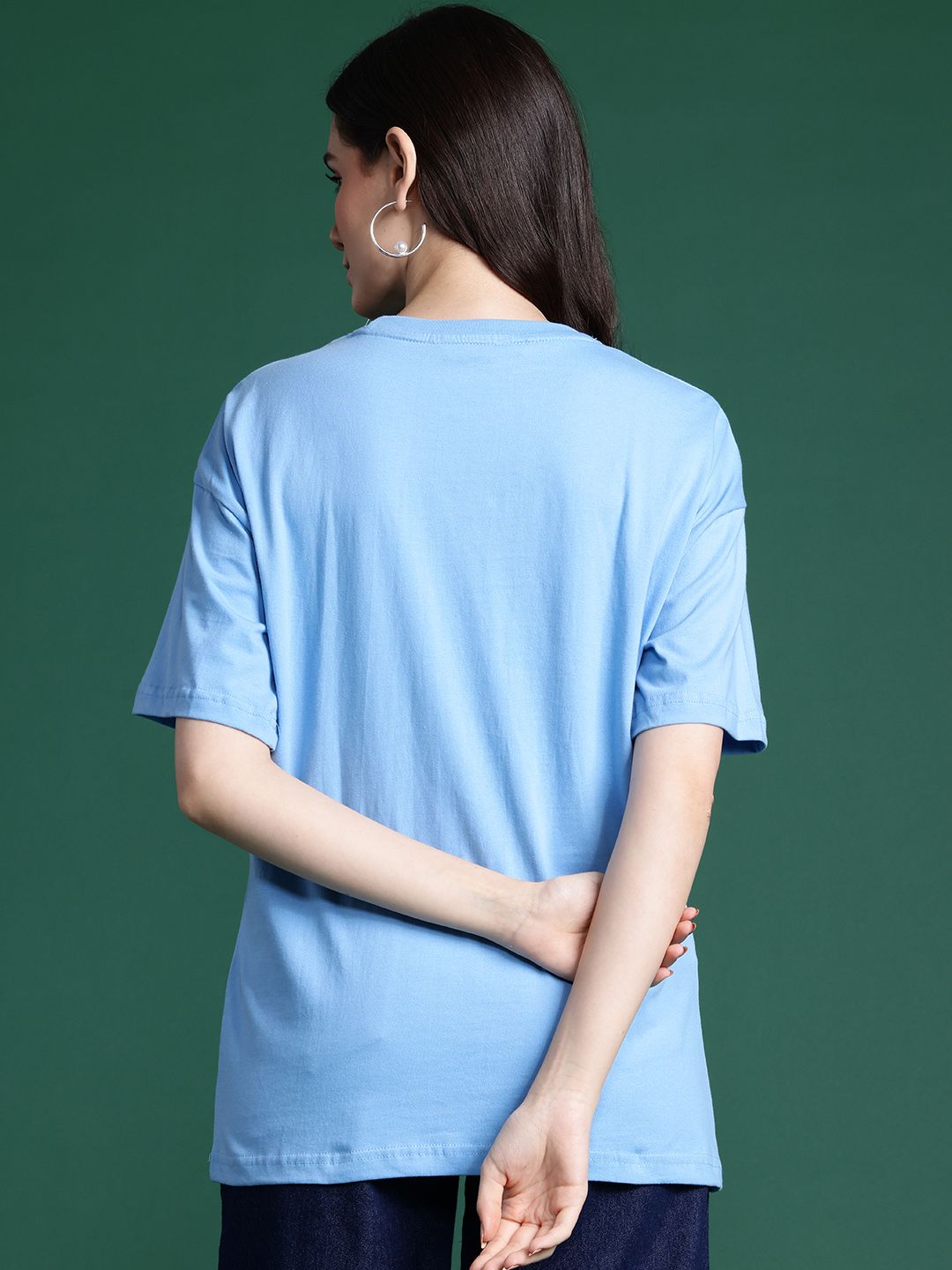 DressBerry Women Floral Printed Pure Cotton T-shirt