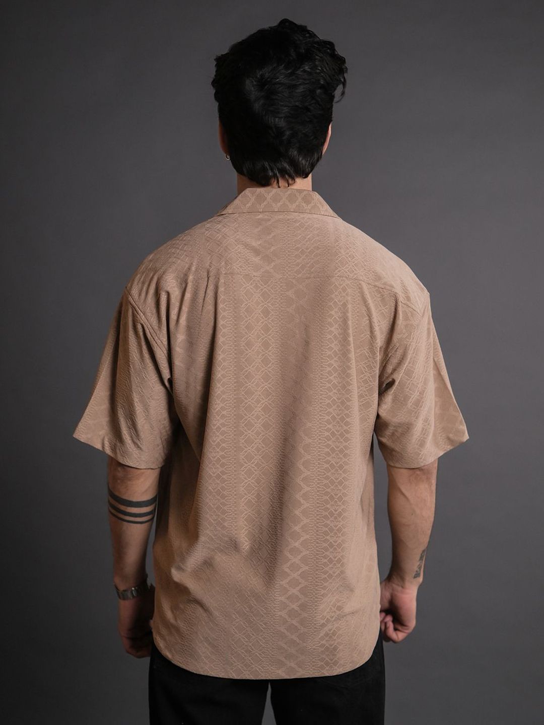 Powerlook Opaque Striped Casual Shirt