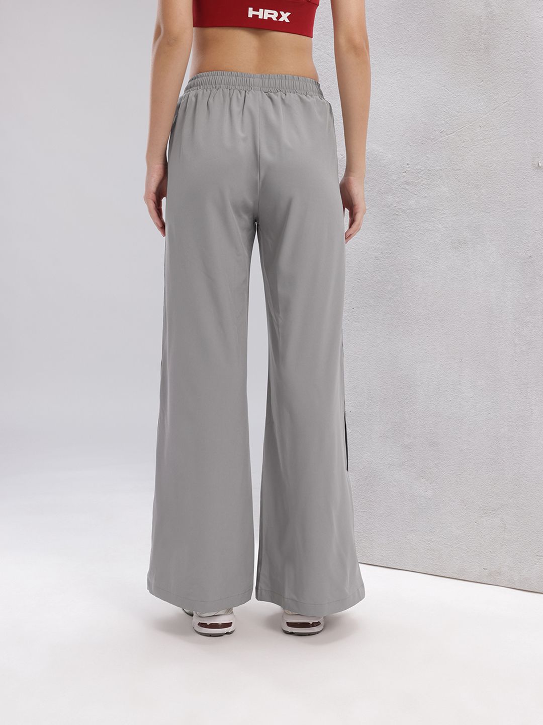 HRX by Hrithik Roshan Women Rapid-Dry Training Track Pants with Side Slits
