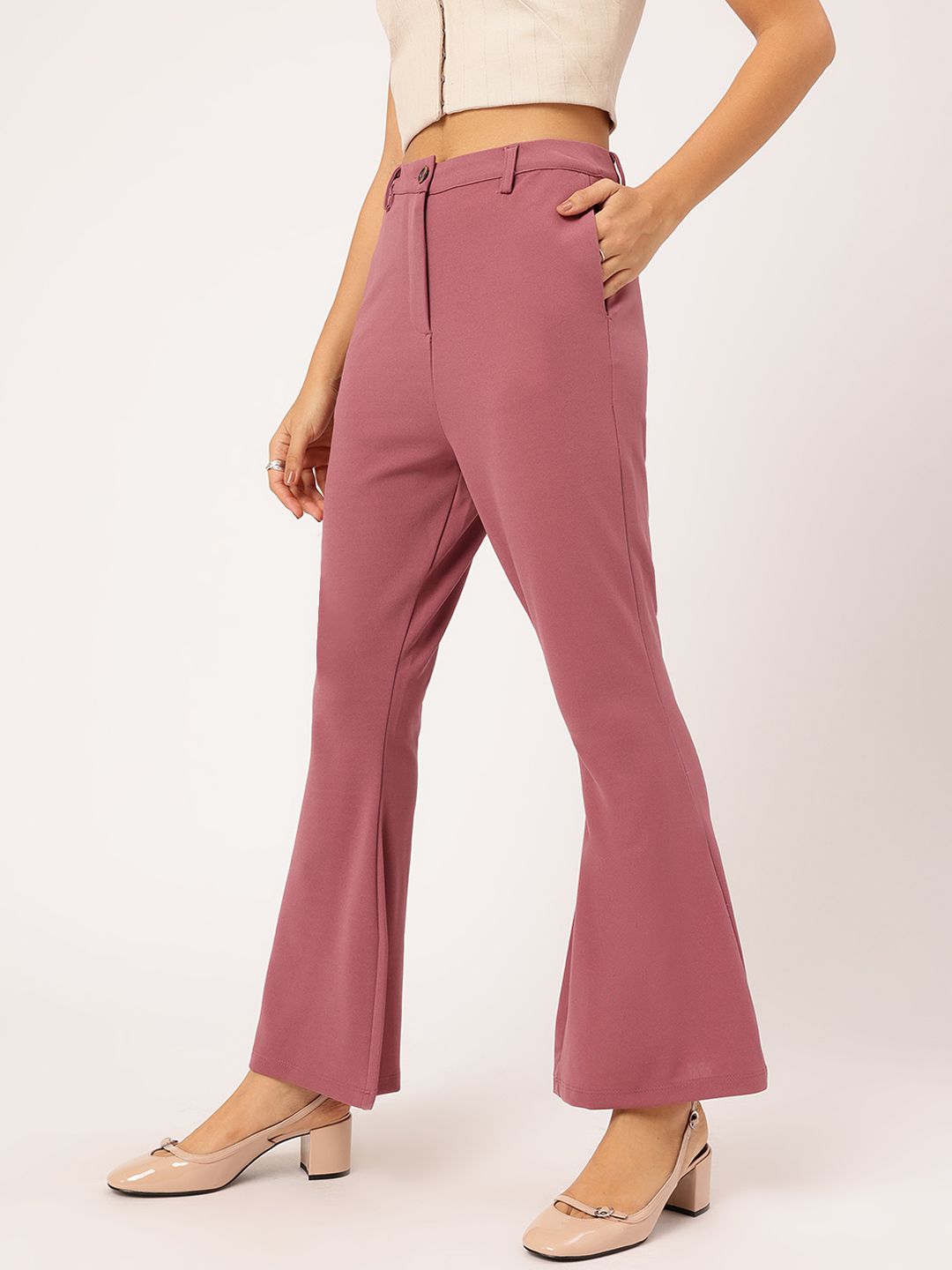 DressBerry Women Flared Trousers