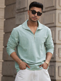 Powerlook Men Solid Polo Collar T-shirt