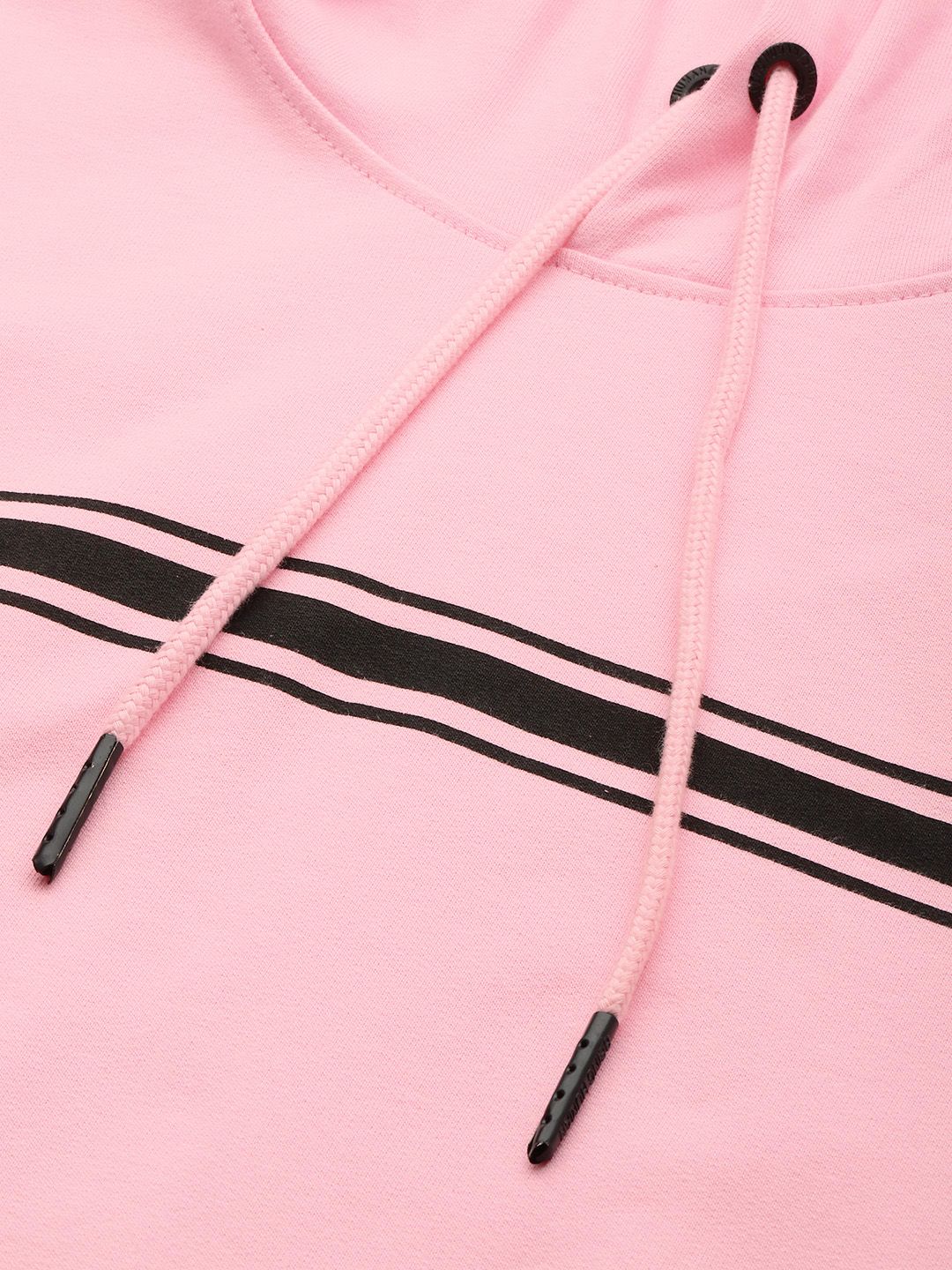 Being Human Striped Pure Cotton Hooded Sweatshirt