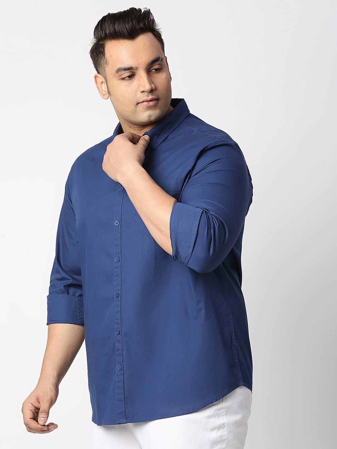Thomas Scott Plus Size Cotton Casual Shirt