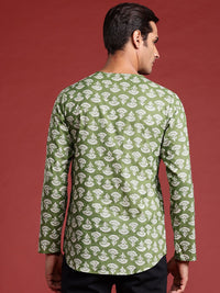 Anouk Ethnic Motifs Print Pure Cotton Kurta