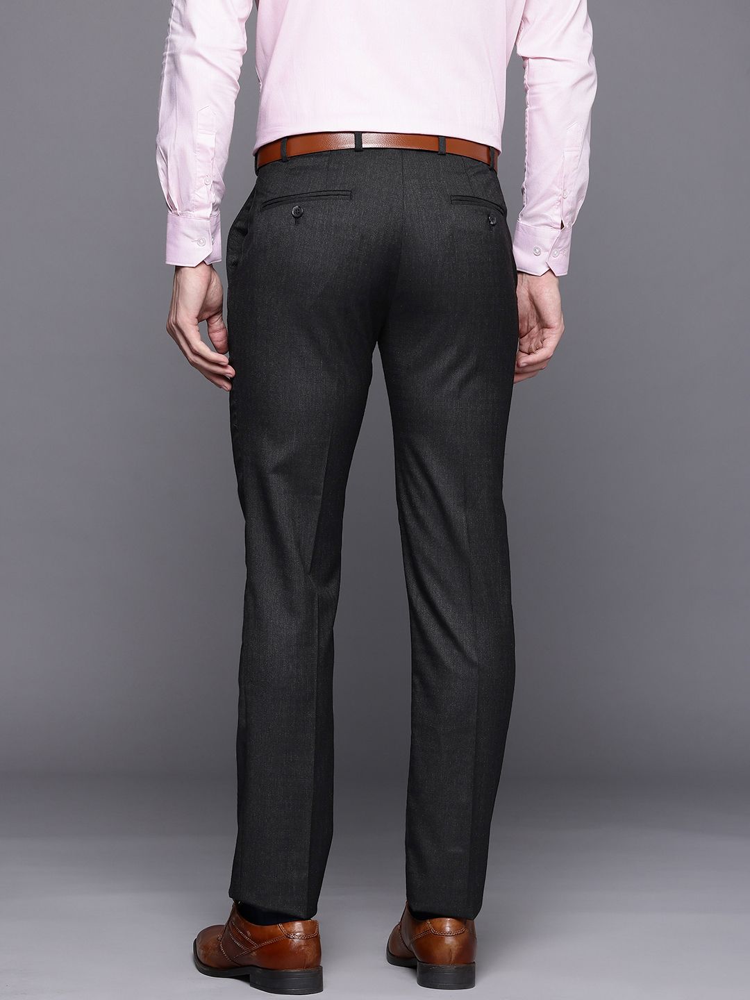 Raymond Men Slim Fit Formal Trousers