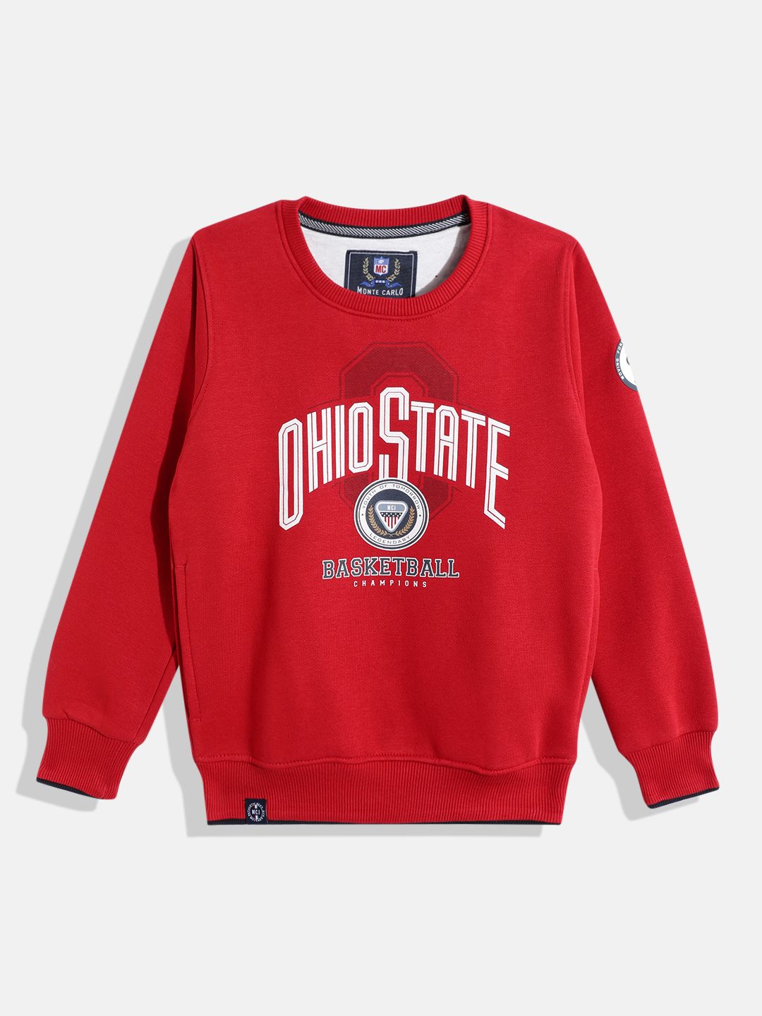 Monte Carlo Boys Typography Print Sweatshirt