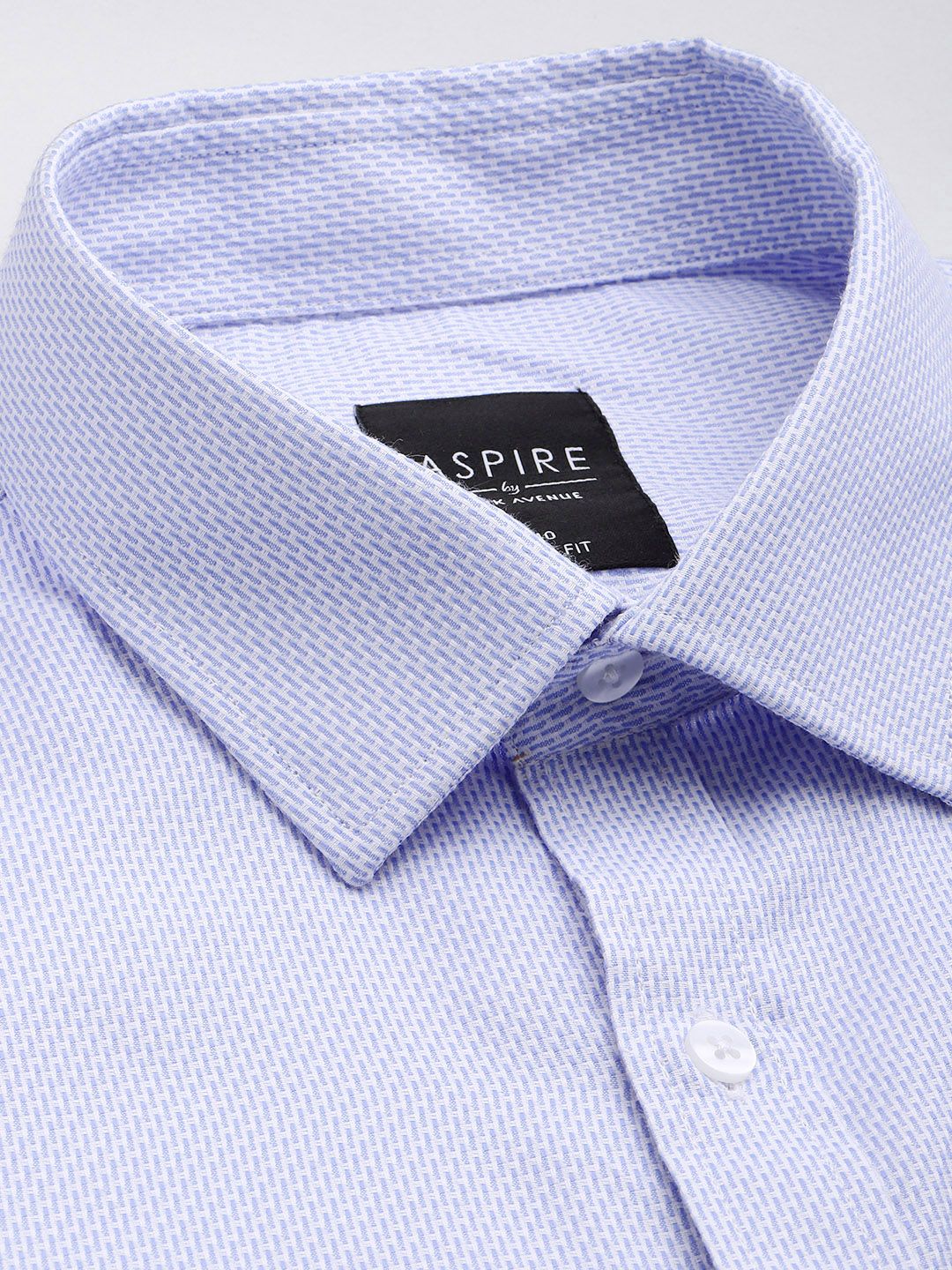 Park Avenue Slim Fit Self Designed Formal Shirt