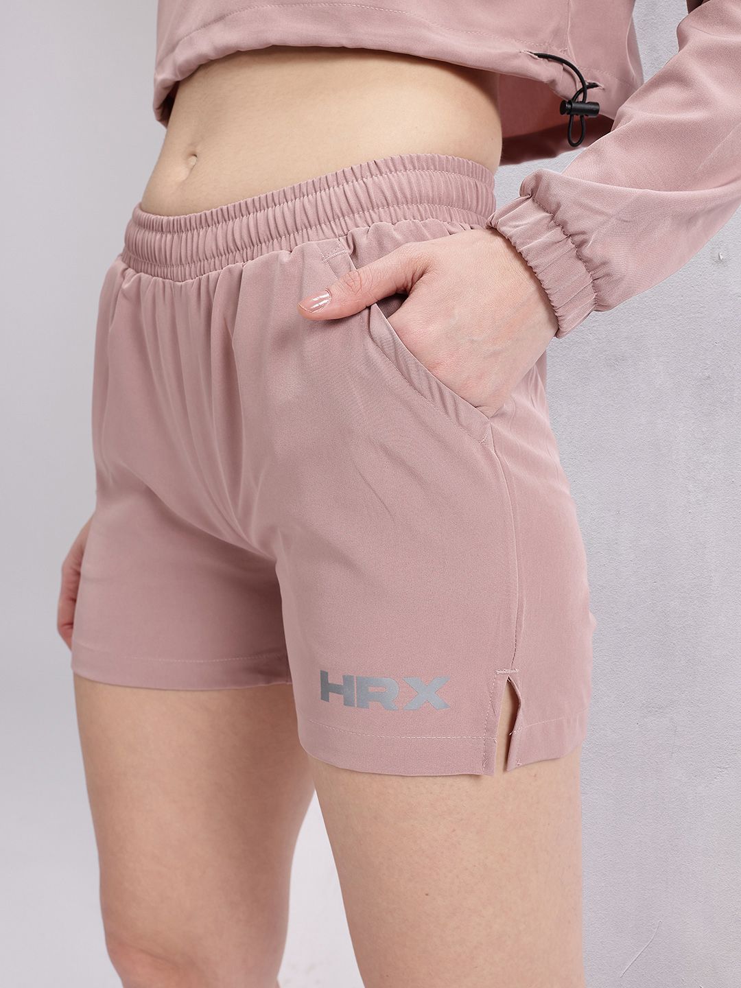 HRX by Hrithik Roshan Brand Logo Detail Rapid-Dry Running Tracksuit