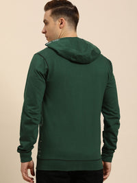 Being Human Men Graphic Printed Hooded Front-Open Sweatshirt