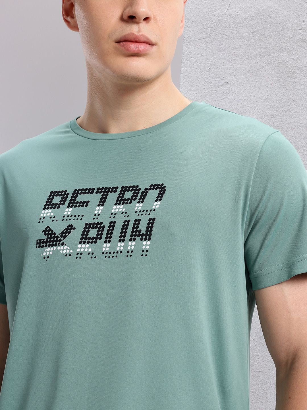 HRX by Hrithik Roshan Typography Printed Detail Regular Fit Rapid-Dry Running T-shirt