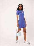 DressBerry Ribbed Cutesy Cut-Out Bodycon Dress