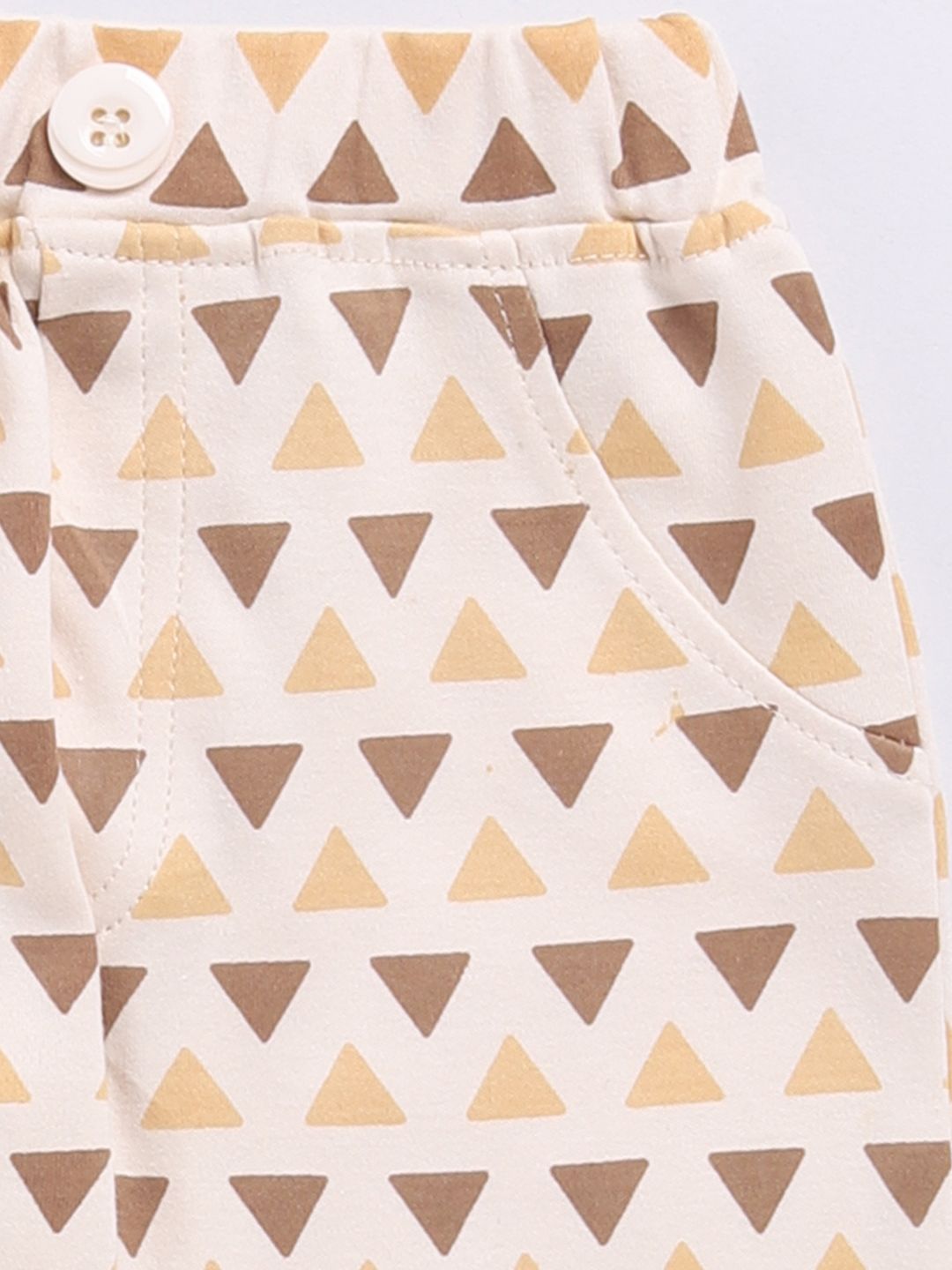 Moms Love Infant Boys Printed Pure Cotton Shirt with Joggers