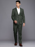 Raymond Contemporary Fit Checked Notched Lapel Single-Breasted 2 Piece Formal Suits