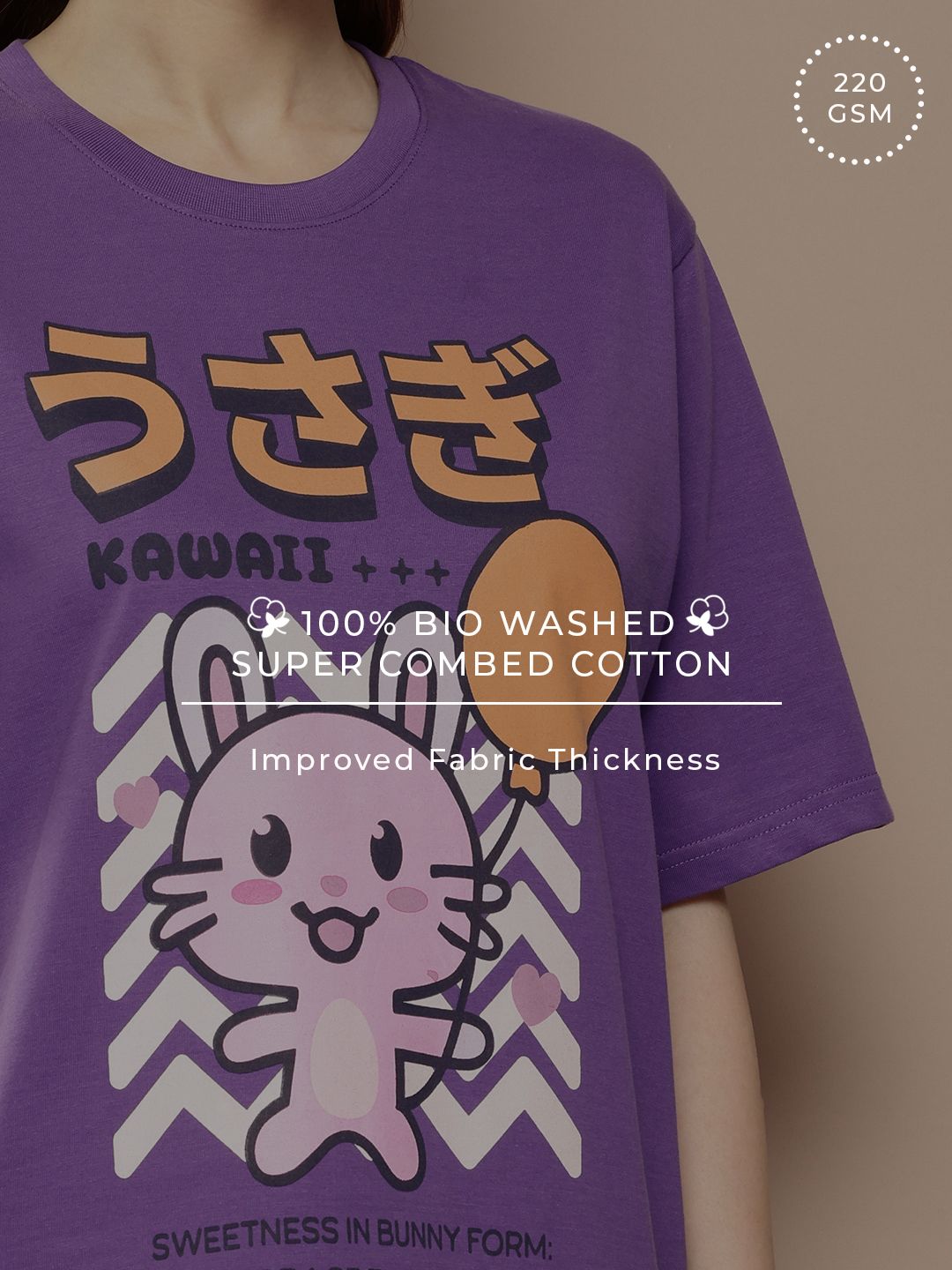 Difference of Opinion Printed Oversized Pure Cotton T-shirt