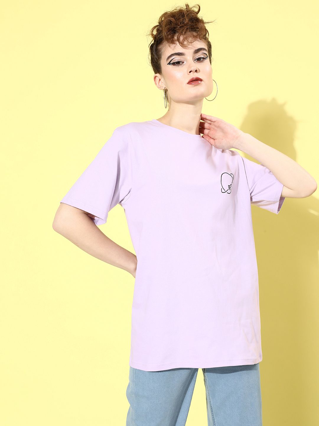 DILLINGER Women Graphic Printed Oversized T-shirt