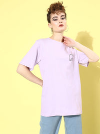 DILLINGER Women Graphic Printed Oversized T-shirt