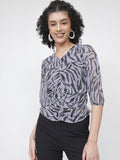 DressBerry Yin & Yang Ruched Ready Top