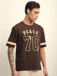 DILLINGER Men Short Sleeve Oversized Applique Printed Tshirt